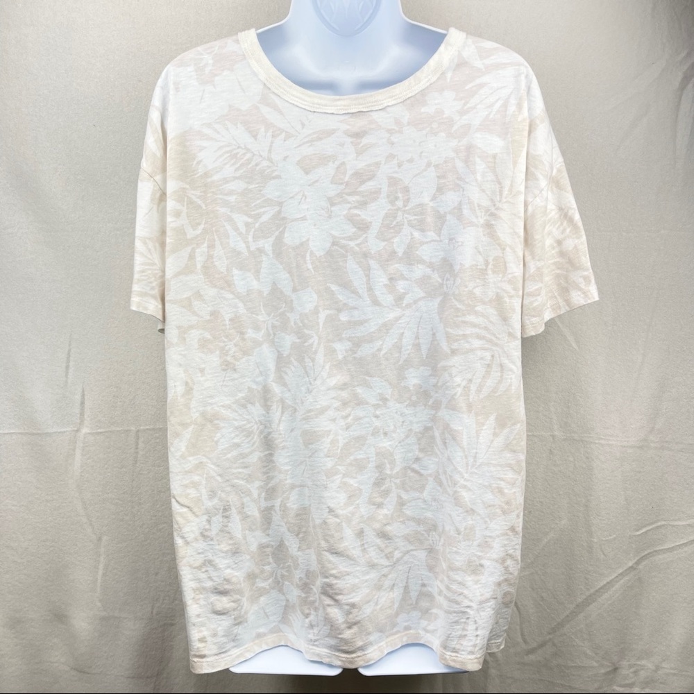 Aerie Boyfriend Oversized Floral Tee Shirt